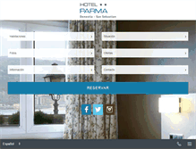 Tablet Screenshot of hotelparma.com